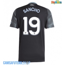 Camisa de time de futebol Aston Villa Jadon Sancho #19 Replicas 2º Equipamento 2025-26 Manga Curta
